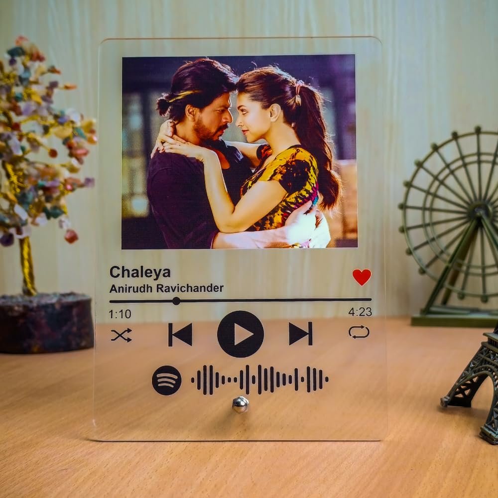 personalized spotify plaque anniversary gift india